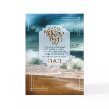 voor pa Vaderdag Sentimental Crashing Waves