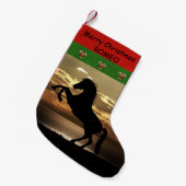 Voor paarden en paardenovers kleine kerstsok (Voorkant (Hangend))