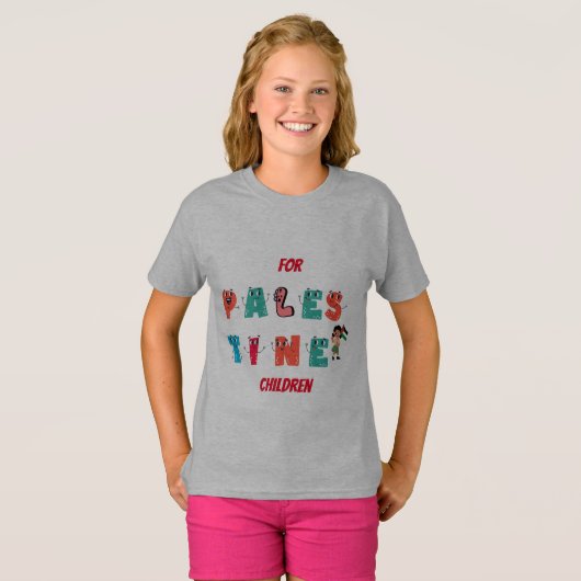 Voor Palestijnse kinderen T-shirt (Voorkant volledig)