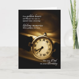voor pap Timeless Sentimental Birthday Kaart