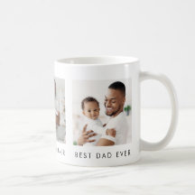 Voor papa Beste papa ooit 3 foto koffiemok