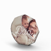 Voor papa | Cool Retro Typografie Fotoblokken (Rechts)