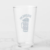 Voor papa die mijn papa Bod bouwt Grappige Bier Hu Glas (Achterkant)
