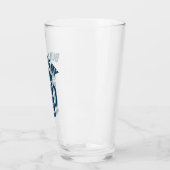 Voor papa die mijn papa Bod bouwt Grappige Bier Hu Glas (Links)