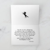 Voor papa een paard en landschap verjaardagskaart kaart (Binnen)