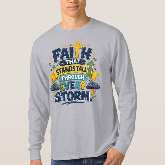 Voor papa "Geloof dat staat" T-shirt (Voorkant)