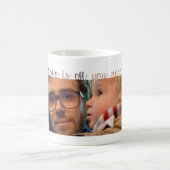 Voor papa - Liefde is allemaal een wit modern foto Koffiemok (Center)