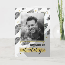 Voor papa op Vaderdag Aangepaste fotokaart Kaart