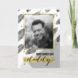 Voor papa op Vaderdag Aangepaste fotokaart Kaart