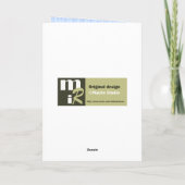 Voor papa op Vaderdag.  Hond en Puppy Kaart (Achterkant)