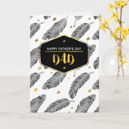 Voor papa op Vaderdag. Ventilatorpatroon Kaart