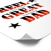 Voor papa Reel geweldige papa Poster (Hoek)
