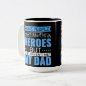Voor papa tweekleurige koffiemok (Voorkant links)