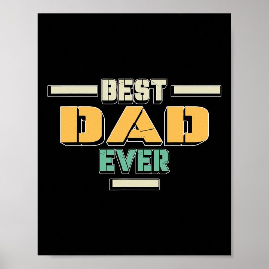 Voor papa - vaders dag papa grappige vaders dag ca poster (Voorkant)