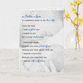 voor papa van Son Sentimental Vaderdag Kaart (Gele Bloem)