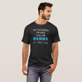 Voor papa's! Speciale Vaderdag cadeau T-shirt (Voorkant volledig)