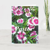 Voor pastor, vrouw kaart (Voorkant)