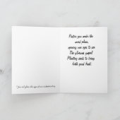 Voor pastor, vrouw kaart (Binnen)