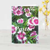 Voor pastor, vrouw kaart (Gele Bloem)