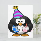 Voor Penguin Lover | Ontwerp van pinguïn | Birthda (Staand voorkant)