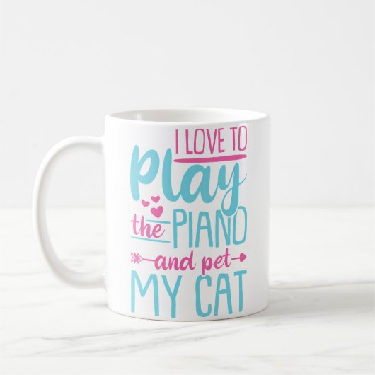 Voor Pianospeler Koffiemok (Links)