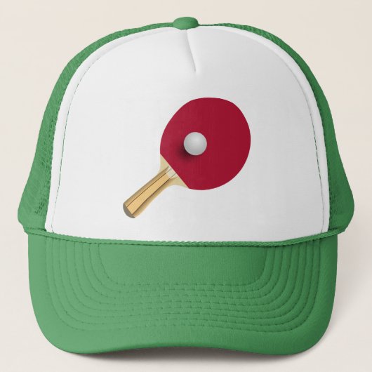 Voor Ping Pong Lovers. Trucker Pet (Voorkant)