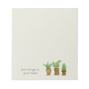 voor plantenliefhebbers notitieblok