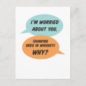 Voor plezier - check in op vriend pandemische juk briefkaart (Voorkant)