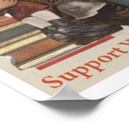 Voor poster thuis en in het land (Hoek)