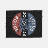 Voor Potus Kamala Harris 2024 Presidentiële Campag Fleece Deken (Voorkant (Horizontaal))