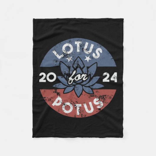 Voor Potus Kamala Harris 2024 Presidentiële Campag Fleece Deken (Voorkant)