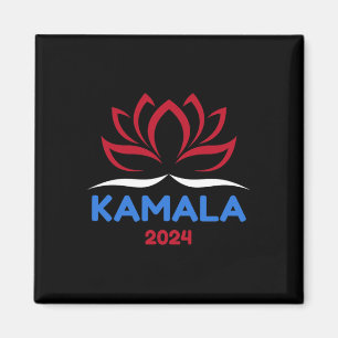 Voor President 2024 Sanskriet Lotus Design Magneet