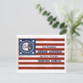 Voor president, Abram Lincoln Briefkaart (Staand voorkant)