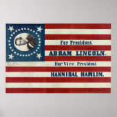 Voor President - Abram Lincoln Poster (Voorkant)