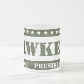 Voor President Hawkeye Matglas Koffiemok (Center)