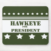 Voor President Hawkeye Muismat (Voorkant)