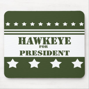 Voor President Hawkeye Muismat
