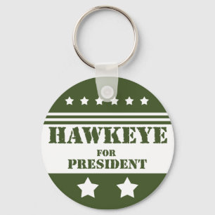 Voor President Hawkeye Sleutelhanger