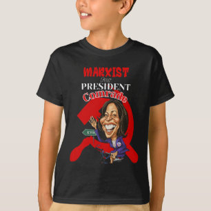 Voor President kameraad Kamala Harris Funny Presid T-shirt