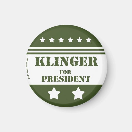 Voor President Klinger Magneet (Voorkant)