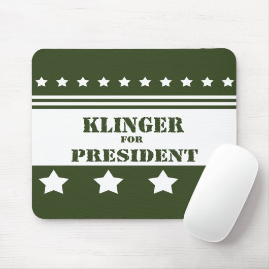 Voor President Klinger Muismat (Met muis)