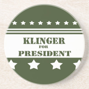 Voor President Klinger Zandsteen Onderzetter