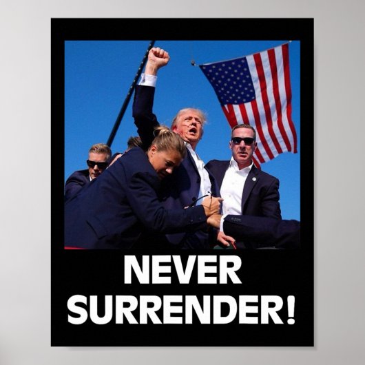 Voor President Trump3 Poster (Voorkant)