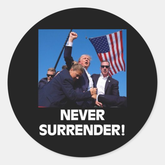 Voor President Trump3 Ronde Sticker (Voorkant)