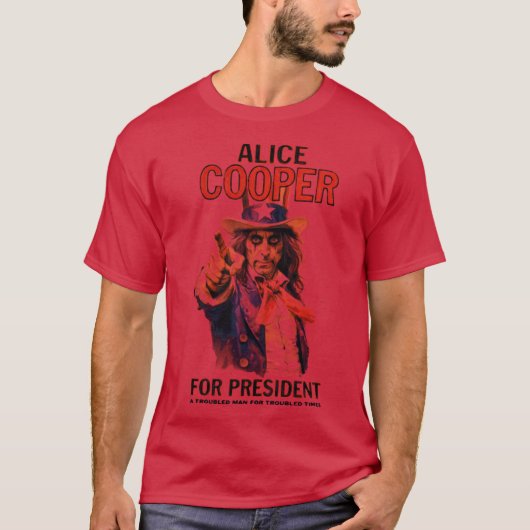Voor president V1 grappig T-shirt (Voorkant)