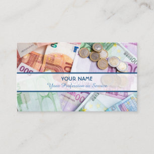 Voor professionele accountants en financiële desk visitekaartje