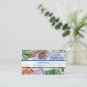 Voor professionele accountants en financiële desku visitekaartje (Staand voorkant)