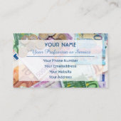 Voor professionele accountants en financiële desku visitekaartje (Achterkant)