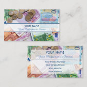 Voor professionele accountants en financiële desku visitekaartje (Voorkant / Achterkant)