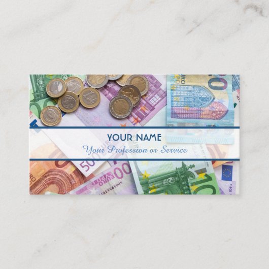 Voor professionele accountants en financiële desku visitekaartje (Voorkant)